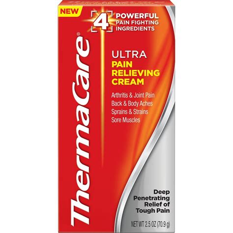 ThermaCare Ultra Pain Relieving Cream, 2.5 Oz. - Walmart.com