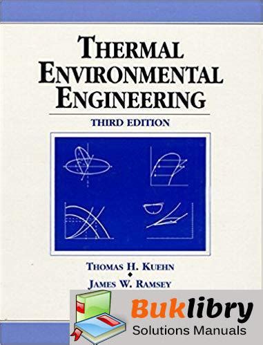 Thermal Environmental Engineering 3rd Edition Manual Solution