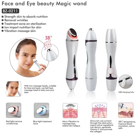 Thermal Ultrasonic Ion Eye Massager for Anti Wrinkle