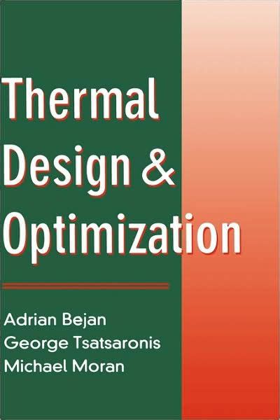 Thermal design and optimization by adrian bejan. - Bayliner 2015 2855 ciera manuale del proprietario.