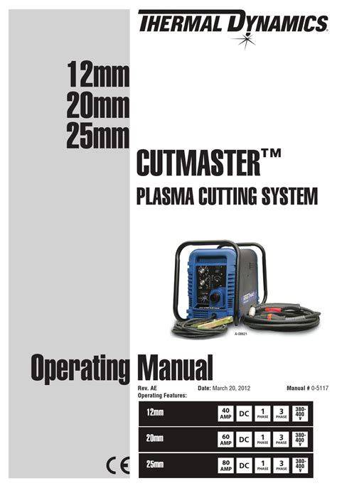 Thermal dynamics cutmaster 42 repair manual. - Manual de operaciones de cirugía joseph bell.