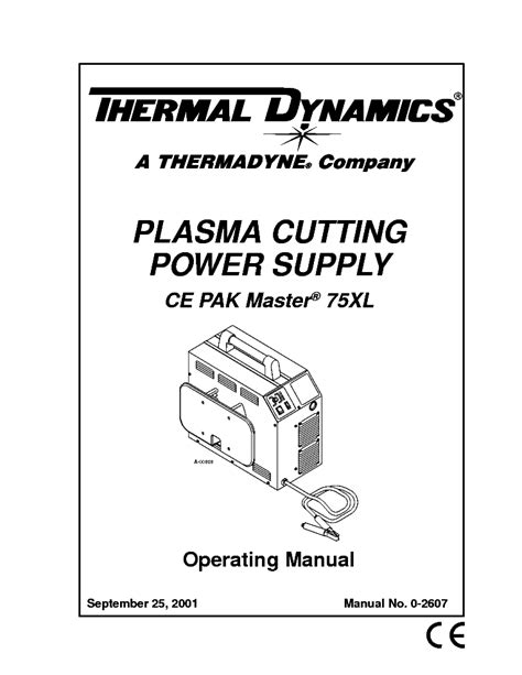 Thermal dynamics pak master 75xl parts manual. - Mercury 2 stroke 200 hp outboard manual.