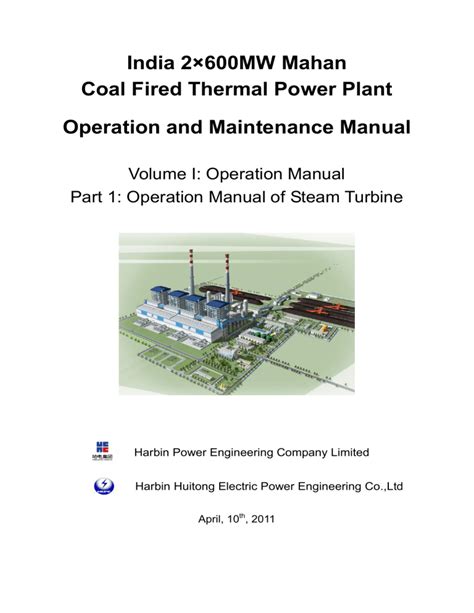 Thermal power plant operation and maintenance manual. - Stahlbeton- und spannbetontragwerke nach eurocode 2.