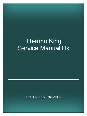Thermo king hk 400 ho service manual. - Vejledning om servicelovens regler om særlig støtte til børn og unge.