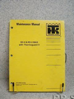 Thermo king thermoguard rd ii sr manuale. - 1995 1998 honda cbr600f3 service repair manual.