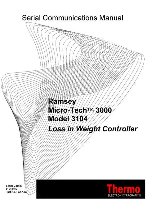 Thermo ramsey micro tech 3000 manual. - Download immediato manuale di riparazione motore diesel yanmar serie tn100.