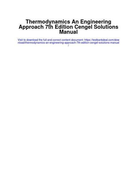 Thermodynamic cengel 7th edition solution manual. - Investigaciones sobre fauna silvestre de costa rica.