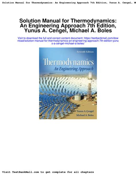 Thermodynamics An Engineering Approach 7th Edition Solution Manual Chapter 9