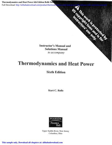 Thermodynamics and heat power solution manual. - Rover 75 highline sat nav manual.