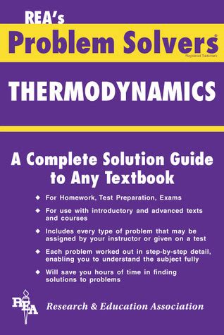 Full Download Thermodynamics Problem Solver By Research  Education Association