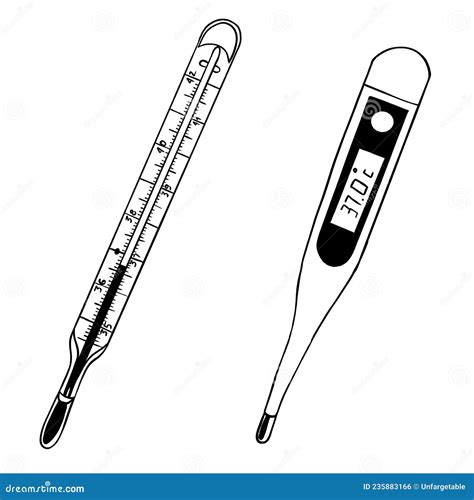 Thermometer Drawing Illustrations & Vectors - Dreamstime