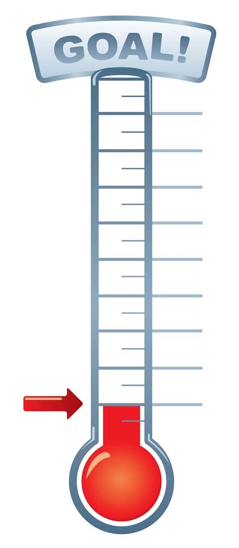Thermometer Goal Chart Printable