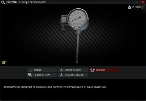 Thermometer tarkov. Things To Know About Thermometer tarkov. 