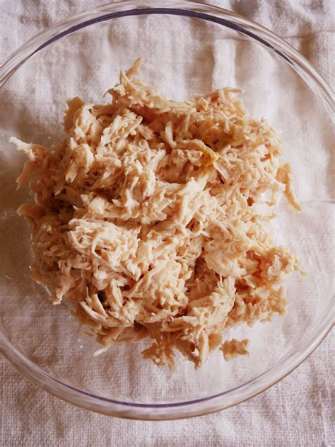 Thermomix Shredded Chicken - Drop - Fresco Cooks