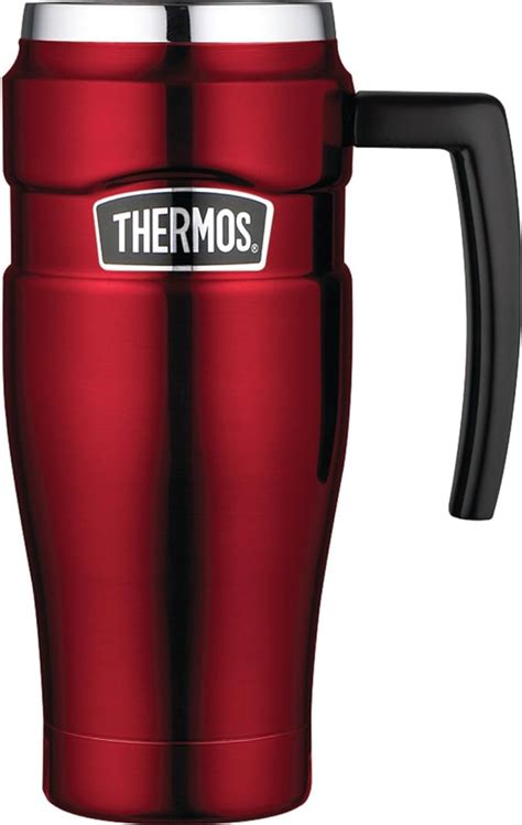 Thermos Vacuum Insulated 16 oz Cranberry Commuter Bottle