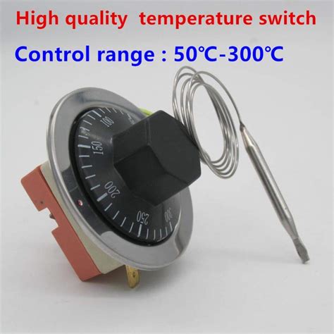 Thermostat AC220V 16A Dial Temperature Control Switch sensor for
