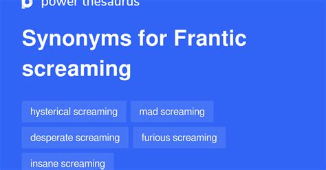 Thesaurus frantic. Things To Know About Thesaurus frantic. 