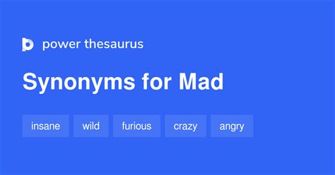 Thesaurus mad. Things To Know About Thesaurus mad. 