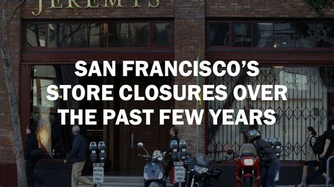 These are the latest retail stores leaving downtown SF