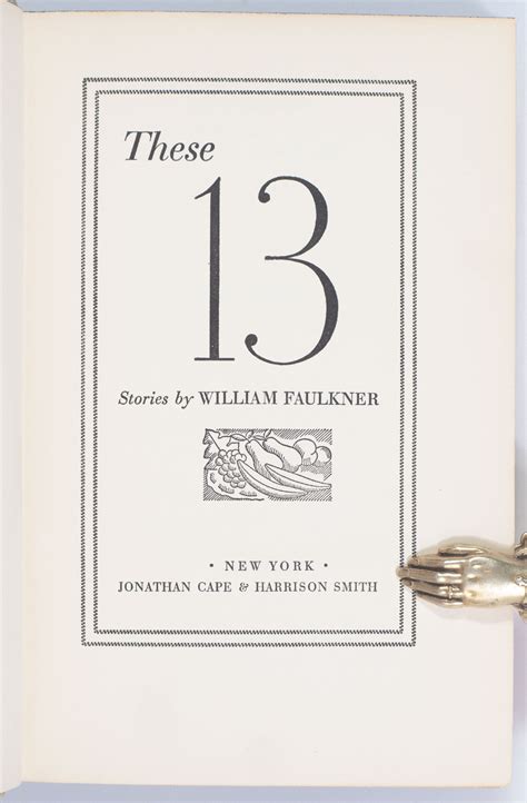 Download These Thirteen By William Faulkner