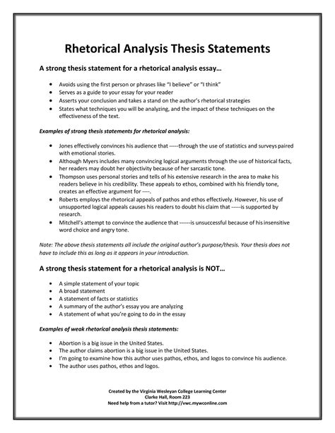 Thesis Example Papers