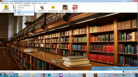 Thesis Of Library System Visual Basic