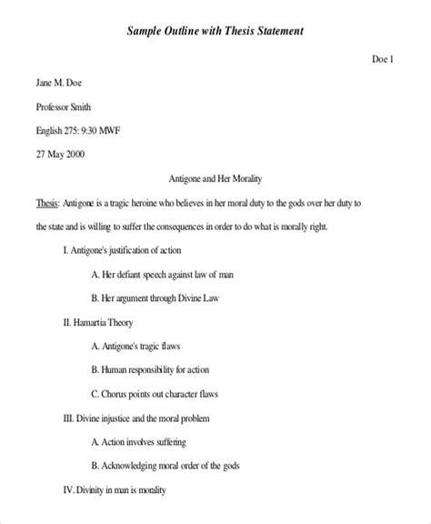 A Sample Thesis Outline Template. Here is a sample thesis outline template, which shows the outline structure in minimal details. With that, we wrap up this article on writing a developing a god master's thesis outline. Go through it well and imbibe all the information in your mind to draft a masterful master's thesis paper outline.