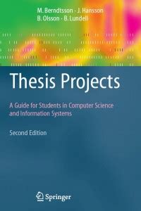 Thesis projects a guide for students in computer science and information systems. - Zwei autos für den heiligen pedro claver.