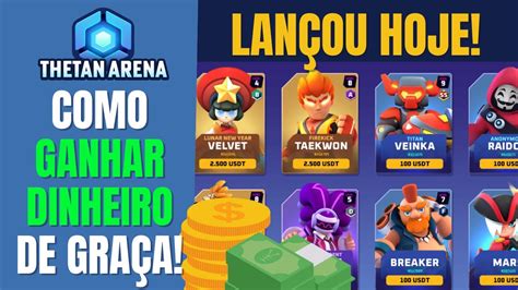 Thetan Arena lançou hoje! Como ganhar dinheiro de graça