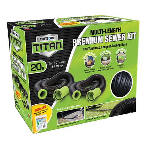 Thetford 17902 TITAN Premium Sewer Hose Kit 20ft - eBay