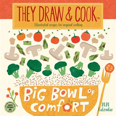Download They Draw  Cook 2020 Wall Calendar Illustrated Recipes For Inspired Cooking By Salli S Swindell