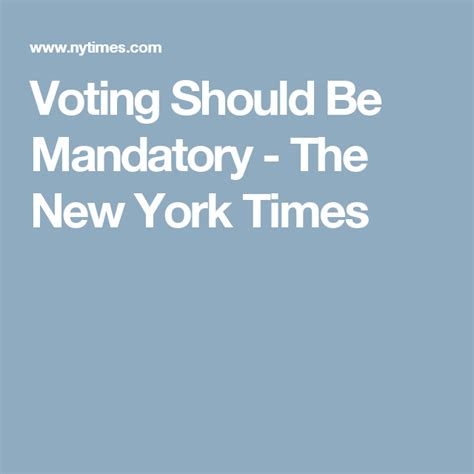 Theyre mandatory nyt. Things To Know About Theyre mandatory nyt. 