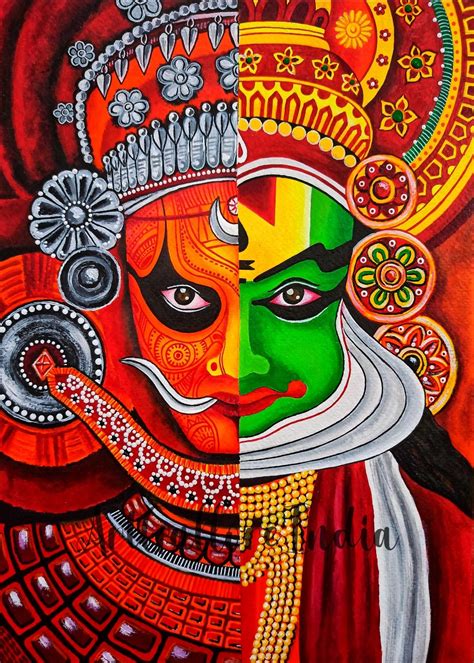 Theyyam Painting - Etsy UK