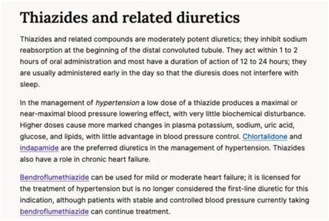 Thiazide diuretics chapter 43 Flashcards Quizlet