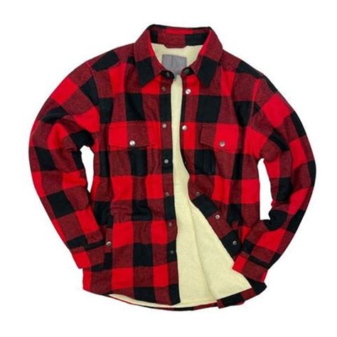 Thick Red Flannel - Etsy UK