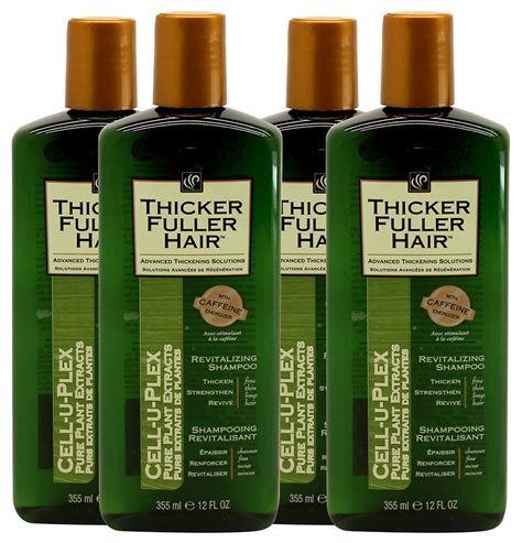 Thick hair shampoo. Cleanser conquers a suffering scalp and thin hair by removing sebum that clogs hair follicles, allowing new hair to grow. Clears additional residue from scalp and existing hair. Enriches thickness and overall hair health. Some complaints of mild headaches from the increased circulation to the scalp area. 
