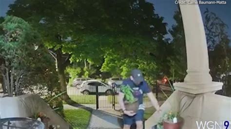 Thief caught on camera stealing plants from porch of Ravenswood home