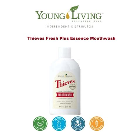 Thieves Fresh Essence Plus Mouthwash Young Living