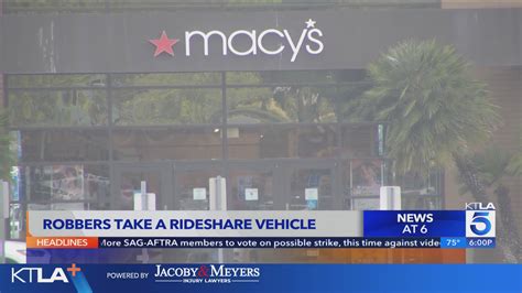 Thieves call rideshare after ransacking Macy's store