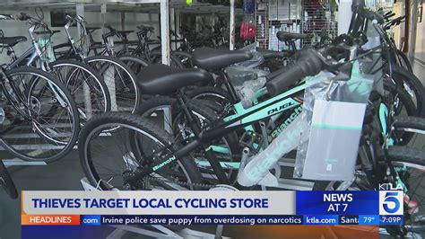 Thieves escape with $40,000 worth of items from SoCal bike shop