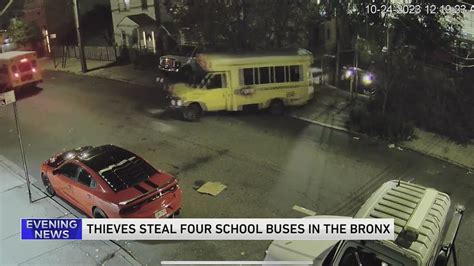 Thieves steal 4 school buses in the Bronx: NYPD