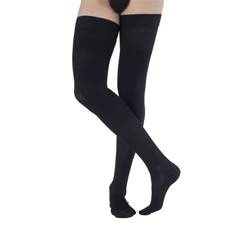  Thigh High Compression Stockings, Closed Toe, Pair, Firm Support 20-30mmHg Gradient Compression Socks with Silicone Band, Unisex, Opaque, Best for Spider & Varicose Veins, Edema, Swelling, Black XL. 1,258. $2499 ($24.99/Count) Save 5% with coupon. FREE delivery Fri, Feb 23 on $35 of items shipped by Amazon. . 