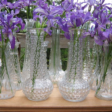 Thin Clear Vase - Etsy