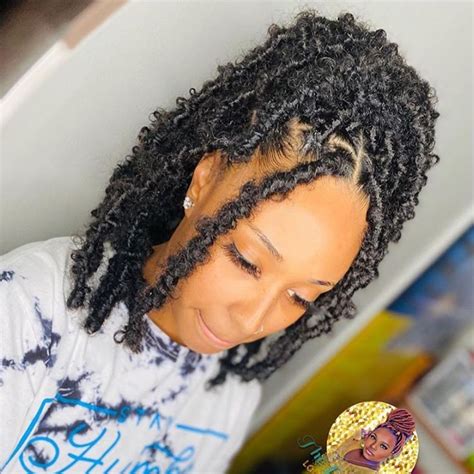 Thin butterfly locs. Vlogger: Kyla Unique | Hair: 22″ FreeTress Water Wave Braiding/Crochet Hair, Quantity & Color: 4 packs of “Grey” and 4 packs of Color #1. Vlogger: Chev B. | Hair: 1 pack of 16″ Xpression Twisted Up Spring Afro Twist Color: #1b, 6 packs of 18″ Sensational Lulutress Crochet Braid Color: #1b/27. 