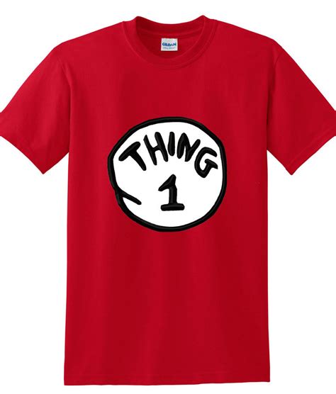 Thing 1 T Shirt - Etsy Singapore