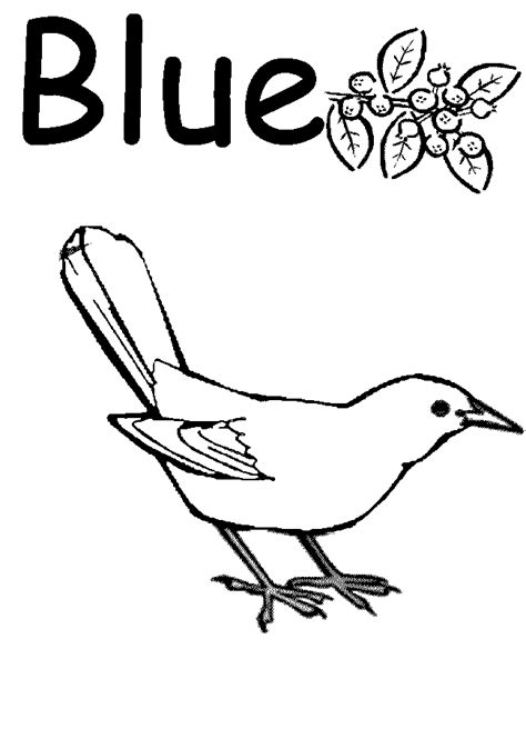 Things That Are Blue Coloring Pages Coloring Home
