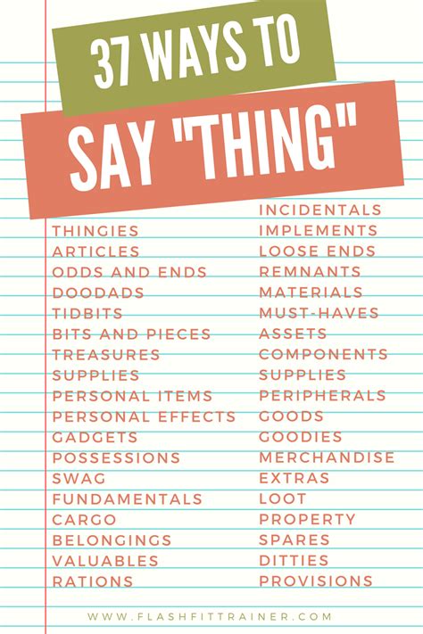 Things in other words. Synonyms for All Things (other words and phrases for All Things). Synonyms for All things. 112 other terms for all things- words and phrases with similar meaning. Lists. synonyms. antonyms. definitions. sentences. thesaurus. words. phrases. idioms. Parts of speech. nouns. Tags. entirety. suggest new. all. 
