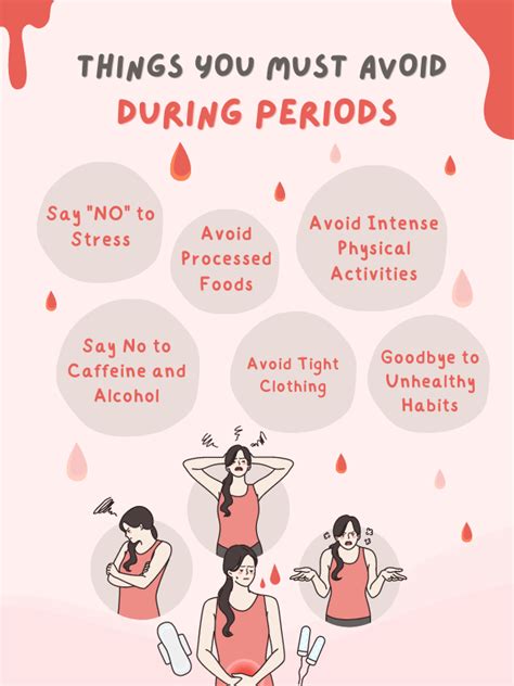 Things should avoid during periods