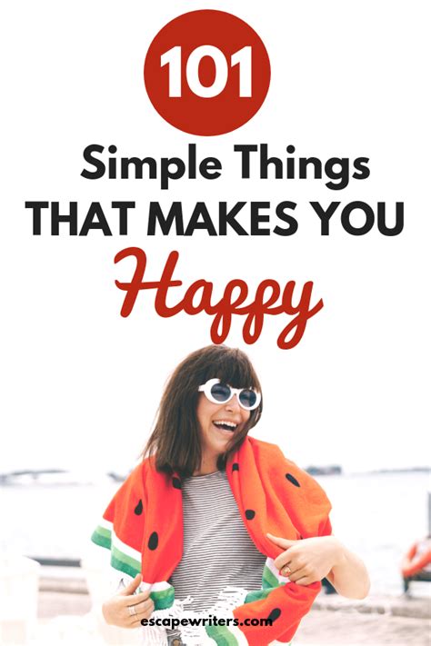 Things that make people happy. Here are some of the simple things that make me happy, and I hope they spark a good feeling in you too. Seeing snow falling outside. Spending time with my favorite people … 