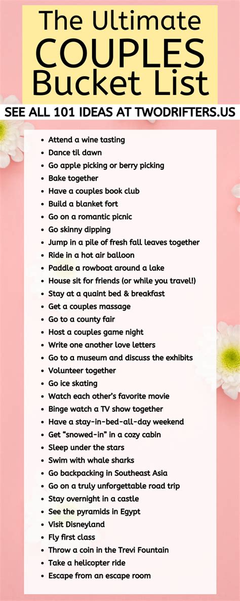 Things to do as a couple near me. Cocktails to order include spicy passion fruit margaritas and Madagascan vanilla daiquiris. This unique date night activity will appeal to most couples and is the perfect thing to do before or after other date ideas, such as going to dinner or a movie. DATE IDEA 19. The Tampa Riverwalk is very romantic at night. 